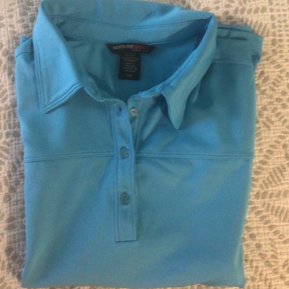 Aqua North End Sport Ladies Golf Shirt M - Picture 2 of 3
